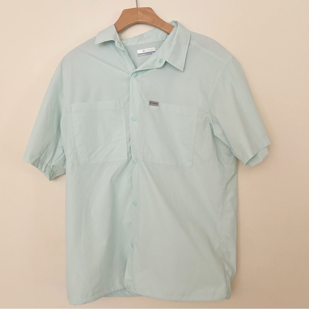 Columbia Men's Size Medium‎ Short Sleeve Shirt Omni Shield